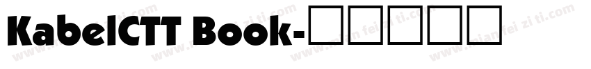 KabelCTT Book字体转换